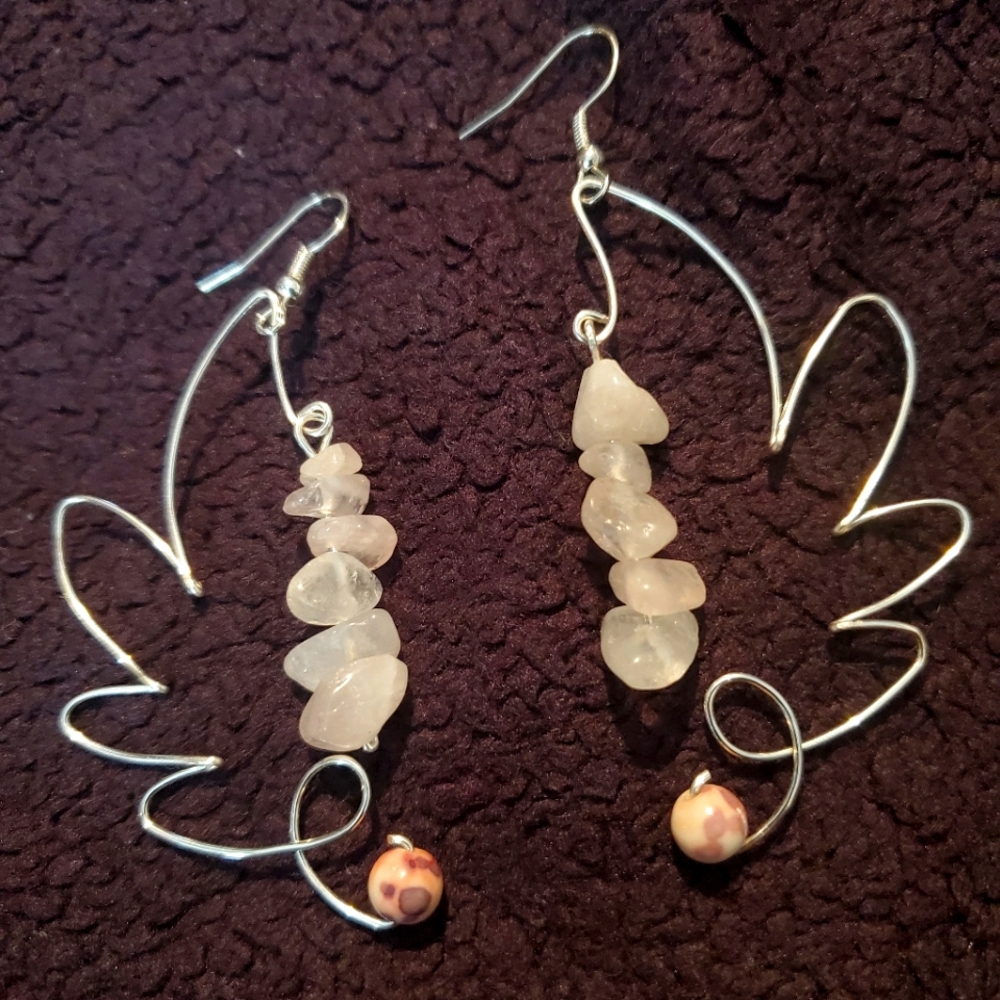 Handmade statement earrings